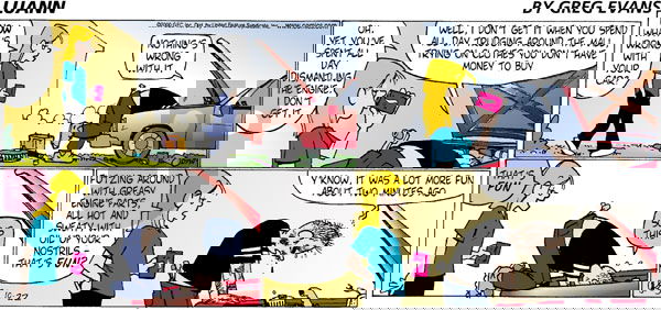 Luann on Sunday October 22, 2000 Comic Strip