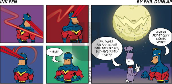 Ink Pen on Sunday March 21, 2010 Comic Strip