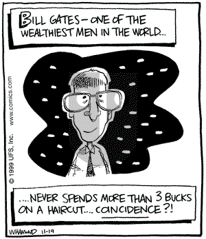 Reality Check on Thursday March 23, 2000 Comic Strip