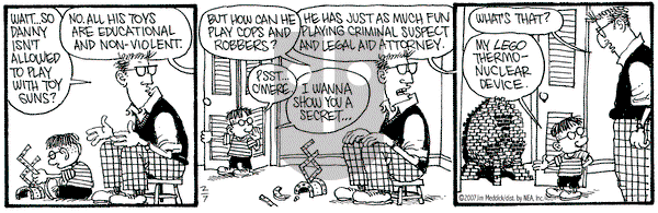 Monty on Wednesday February 7, 2007 Comic Strip