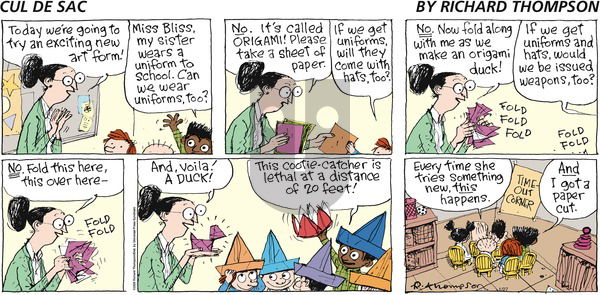 Cul de Sac on Sunday January 27, 2008 Comic Strip