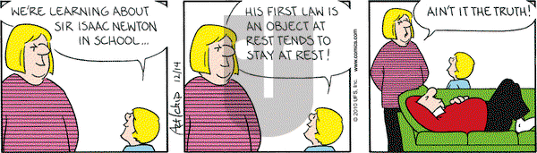 The Born Loser on Tuesday December 14, 2010 Comic Strip