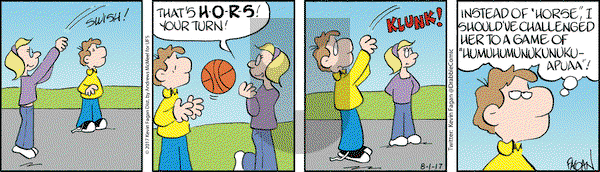 Drabble on Tuesday August 1, 2017 Comic Strip