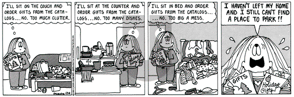 Cathy Classics on Saturday December 6, 1997 Comic Strip
