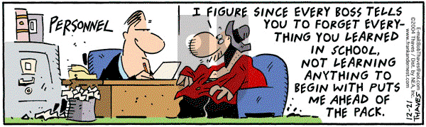Frank and Ernest - Tuesday December 21, 2004 Comic Strip