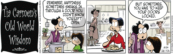 Baldo on Saturday August 24, 2013 Comic Strip