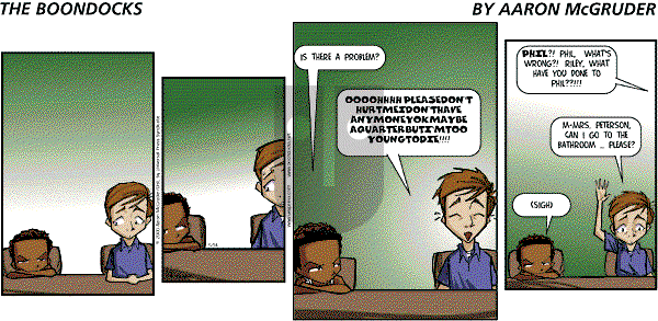 The Boondocks - Sunday May 14, 2000 Comic Strip