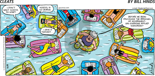 Cleats - Sunday August 31, 2008 Comic Strip