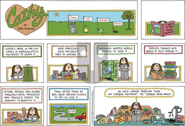 Cathy Classics on Sunday November 9, 2008 Comic Strip