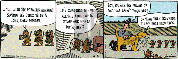 Overboard on Wednesday October 29, 2008 Comic Strip