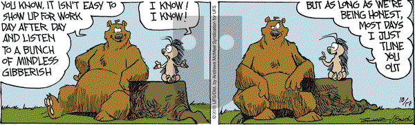 The Grizzwells on Wednesday October 17, 2018 Comic Strip