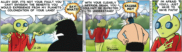 Alley Oop on Monday December 26, 2016 Comic Strip