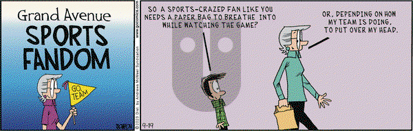 Grand Avenue on Tuesday September 19, 2023 Comic Strip