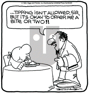 Ziggy on Friday March 5, 1993 Comic Strip
