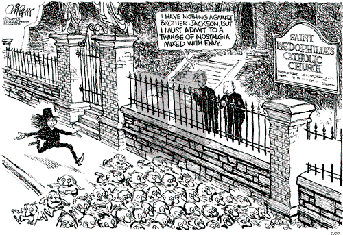 Pat Oliphant on Saturday February 22, 2003 Comic Strip