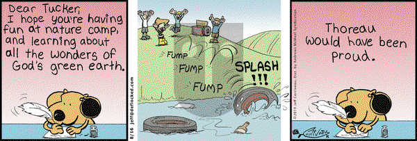 DeFlocked on Friday August 16, 2019 Comic Strip