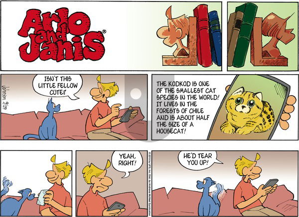 Arlo and Janis on Sunday September 29, 2019 Comic Strip