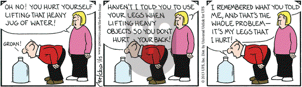 The Born Loser on Tuesday January 15, 2013 Comic Strip