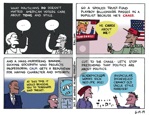Ted Rall on Wednesday June 19, 2019 Comic Strip