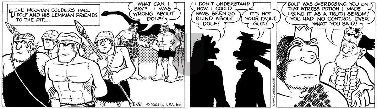 Alley Oop - Monday May 31, 2004 Comic Strip
