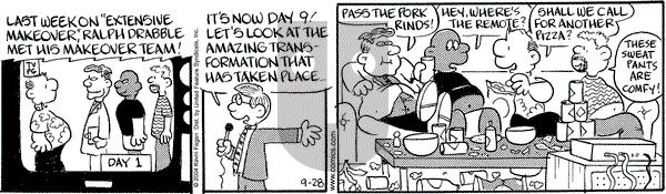 Drabble on Tuesday September 28, 2004 Comic Strip