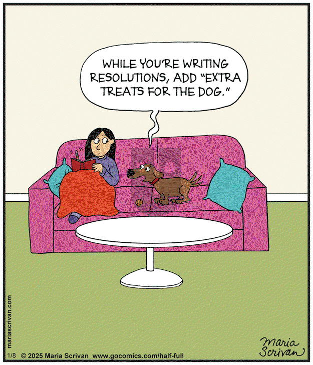 Half Full on Wednesday January 8, 2025 Comic Strip