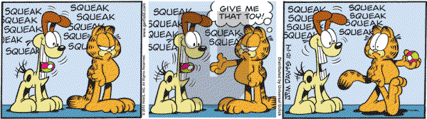 Garfield - Thursday October 14, 2010 Comic Strip