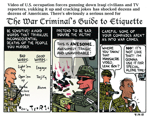 Ted Rall - Wednesday April 14, 2010 Comic Strip