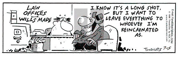 Frank and Ernest on Wednesday July 15, 1998 Comic Strip