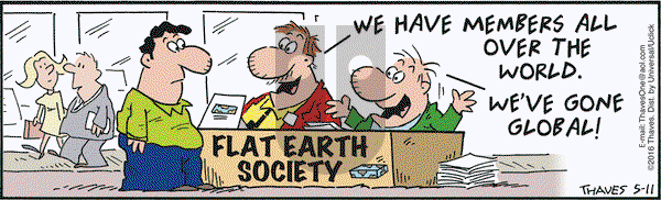 Frank and Ernest on Wednesday May 11, 2016 Comic Strip