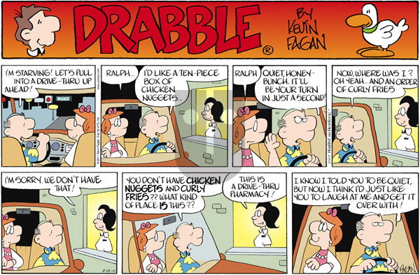Drabble on Sunday February 13, 2011 Comic Strip