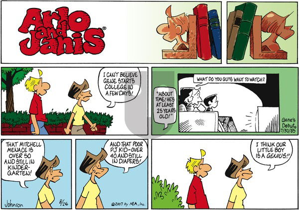 Arlo and Janis on Sunday August 26, 2007 Comic Strip