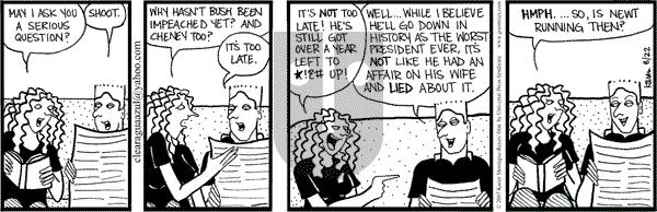 Clear Blue Water on Wednesday August 22, 2007 Comic Strip