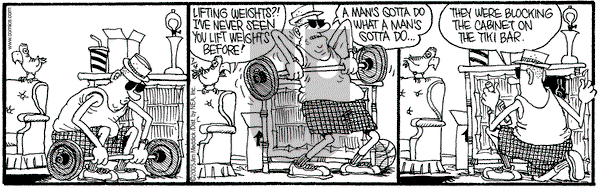 Monty on Monday July 4, 2005 Comic Strip