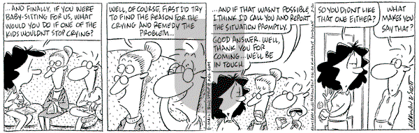Baby Blues on Thursday March 20, 1997 Comic Strip