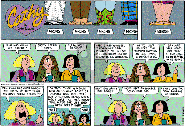 Cathy Classics - Sunday May 19, 2013 Comic Strip
