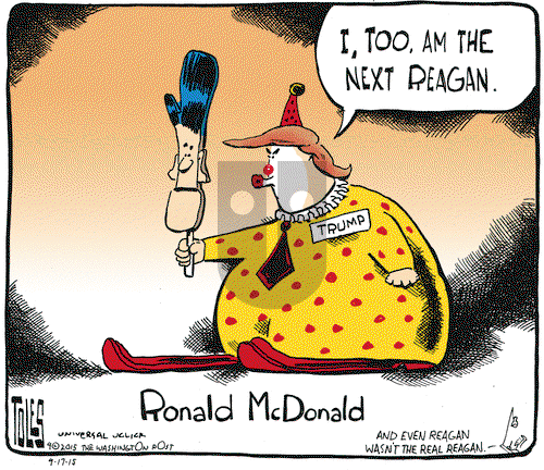 Tom Toles on Thursday September 17, 2015 Comic Strip