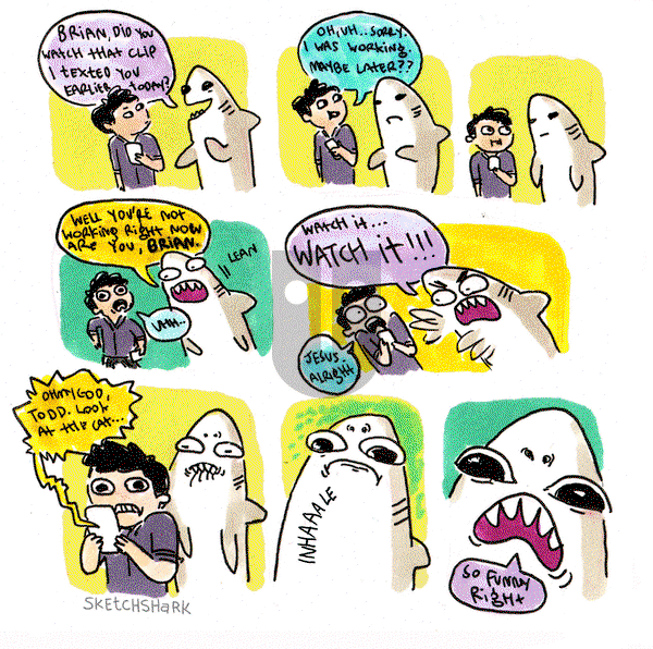 Sketchshark Comics on Monday July 22, 2019 Comic Strip