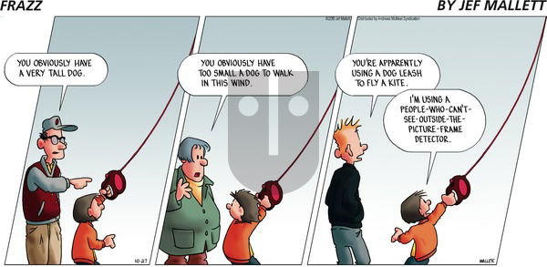 Frazz on Sunday October 27, 2019 Comic Strip