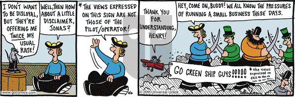 Overboard on Tuesday August 4, 2015 Comic Strip