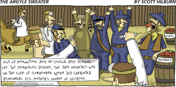 The Argyle Sweater on Sunday July 6, 2008 Comic Strip