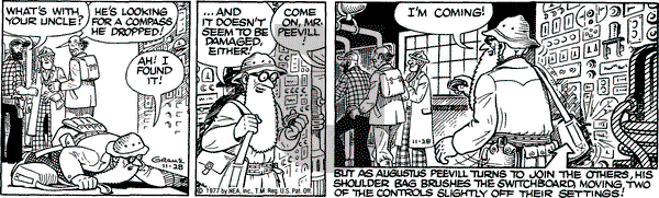 Alley Oop on Monday November 28, 1977 Comic Strip