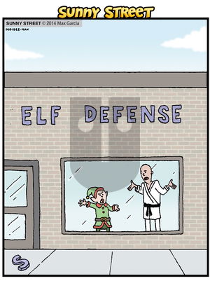 Sunny Street - Thursday December 18, 2014 Comic Strip