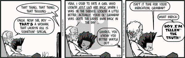 The Boondocks on Saturday December 28, 2013 Comic Strip