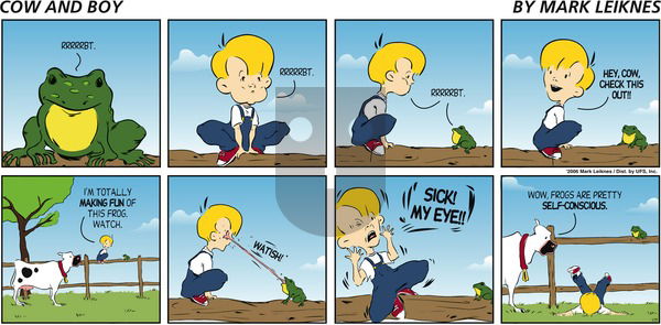 Cow and Boy Classics on Sunday January 29, 2006 Comic Strip