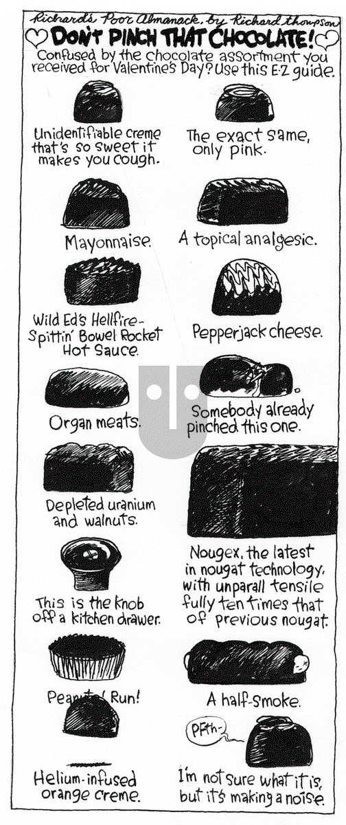 Richard's Poor Almanac on Thursday February 12, 2015 Comic Strip