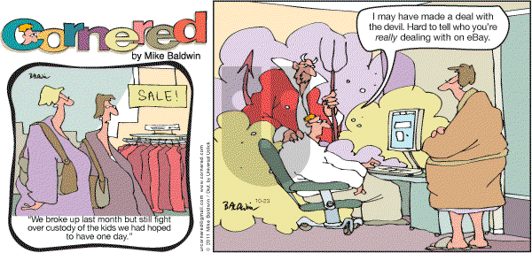 Cornered - Sunday October 23, 2011 Comic Strip