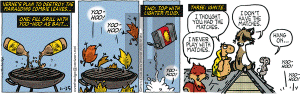 Over the Hedge on Friday November 25, 2011 Comic Strip
