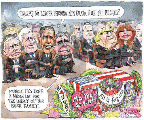 Matt Wuerker on Tuesday December 4, 2018 Comic Strip