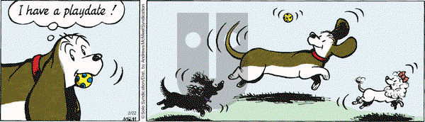 Fred Basset on Friday February 22, 2019 Comic Strip